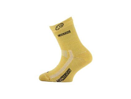 Lasting dětské merino ponožky TJS hořčicové