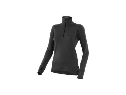 Lasting EMILY 9099 černá vlněná merino mikina