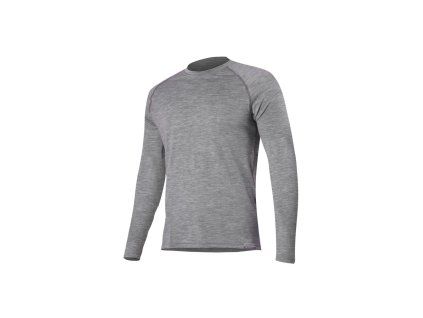 Lasting ATAR 8484 šedé vlněné merino triko