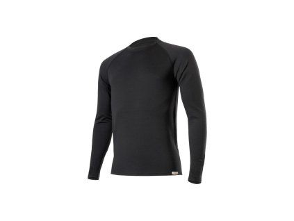 Lasting WITY 9090 černá vlněná Merino mikina