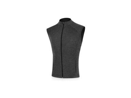 Lasting pánská merino vesta WESO šedá
