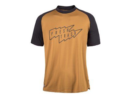 Fresh Trash Men´s Horizon Short Sleeve tee golden/black