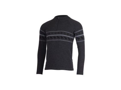 Lasting pánské merino triko WARON šedé