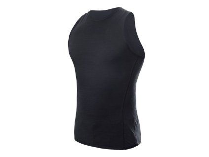 SENSOR MERINO AIR pánské triko bez rukávu černá