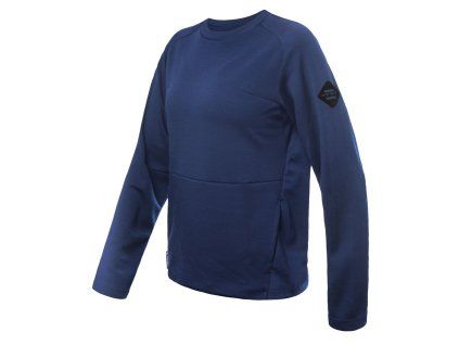 SENSOR MERINO UPPER traveller dámská mikina deep blue