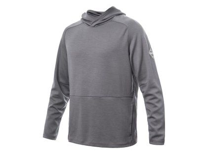SENSOR MERINO UPPER traveller pánská mikina s kapucí šedá