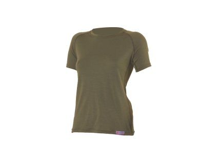 Lasting ALEA 6363 zelené vlněné merino triko