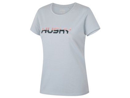 1080537 husky damske bavlnene triko tee wild l light grey