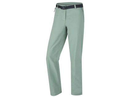 1081458 husky damske outdoor kalhoty koby l light green
