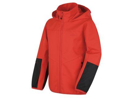 Husky Detská softshell bunda Sonny K red (Veľkosť 152-158)