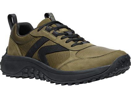 10047728KEN01 KS86 LEA MEN, dark oliveblack