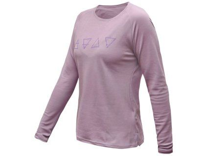 SENSOR MERINO BLEND ELEMENTS dámské triko dl.rukáv mystic violet