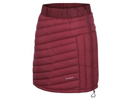 1089600 husky damska perova sukne frozy l faded bordo