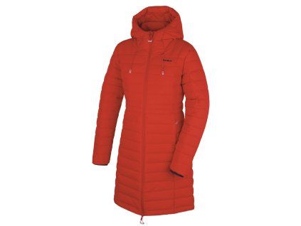 1089693 husky damsky perovy kabat daili l red