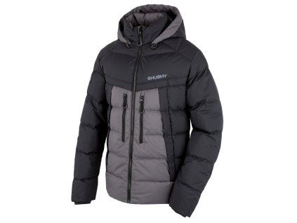 1095033 husky panska perova bunda durra m black grey