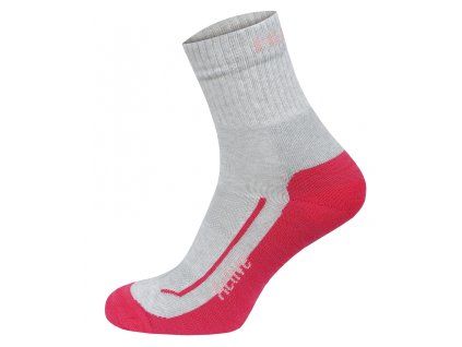 Husky Ponožky Active grey/red (Veľkosť L (41-44))