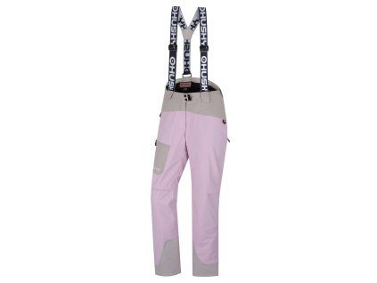 1097289 husky damske lyzarske kalhoty glad l pink beige