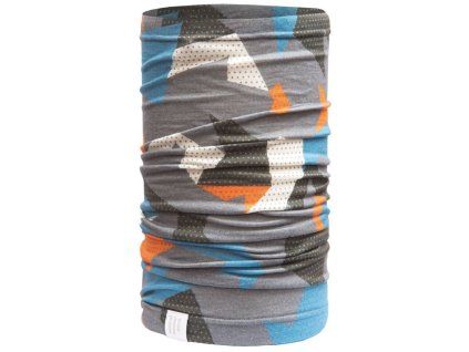 SENSOR TUBE MERINO IMPRESS šátek multifunkční modrá camo