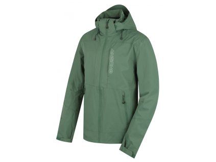 Husky Pánska hardshell bunda Neoni M green (Veľkosť L)