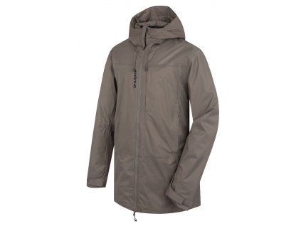 Husky Pánsky hardshell kabát Nestia M brown (Veľkosť L)