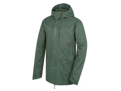 Husky Pánsky hardshell kabát Nestia M green (Veľkosť L)