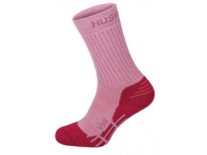 1121262 husky ponozky all wool pink