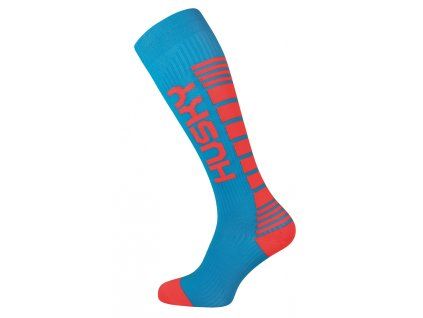 1121286 husky ponozky compress fit blue red