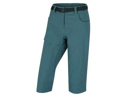 1124577 husky damske 3 4 kalhoty klumy l turquoise