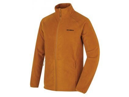 Husky Pánska fleecová mikina Aflee M mustard (Veľkosť L)