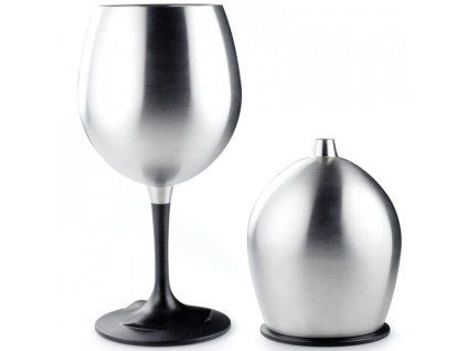 1127076 gsi outdoors glacier stainless nesting red wine glass 449 ml