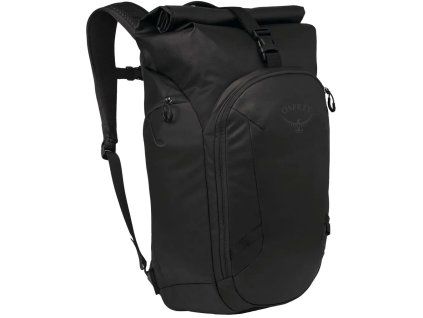 osprey transporter roll top pack raven black black