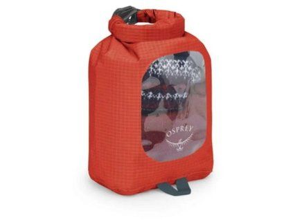 osprey dry sack 3 w window mars orange