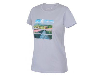 Husky Dámske bavlnené tričko Tee Flo L light blue (Veľkosť L)