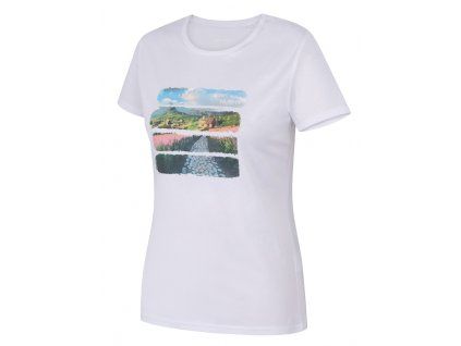 1129713 husky damske bavlnene triko tee flo l white