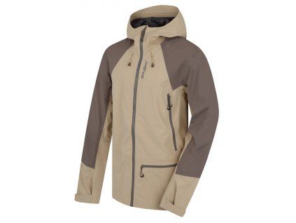 1133025 husky panska hardshell bunda nanola m beige grey