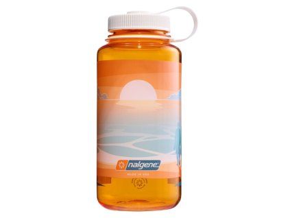 Nalgene Wide Mouth 1000 ml Clementine Landscape with Sunset1