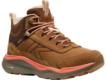 keen leiki leather mid wp women chipmunk bison