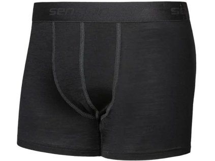 SENSOR MERINO ACTIVE pánské trenky černá