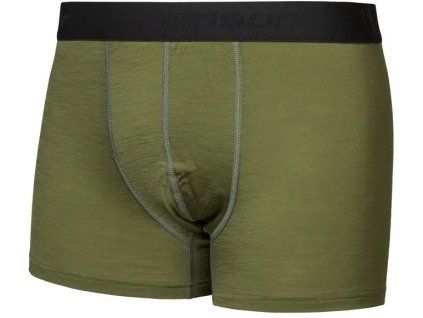 sensor merino active panske trenky safari green