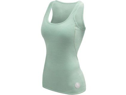 SENSOR MERINO AIR dámské triko bez rukávu basil green