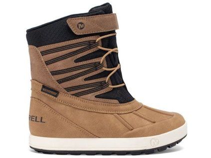 merrell snow bank 5 0 wp wheat black mk268433 01