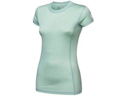 sensor merino air damske triko kr rukav basil green