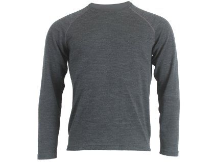 Lasting vlněné merino triko HUGO šedé (Velikost L)