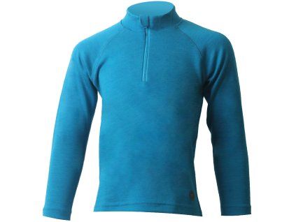 Lasting dětská merino mikina SOLY modrá (Velikost 100)