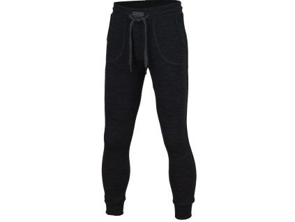 Lasting dětské merino tepláky FINO černé (Velikost 110)