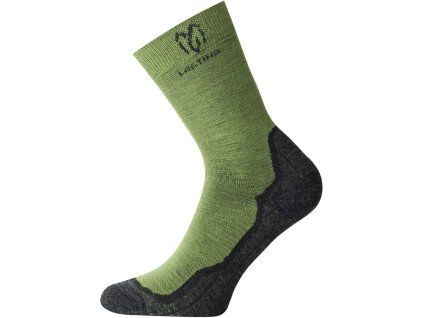 Lasting merino ponožky WHI zelené (Velikost L)