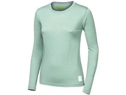 sensor merino cordura damske triko dl rukav basil green