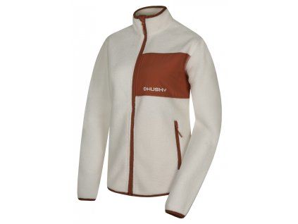 Husky Dámská fleecová mikina Addy Zip L beige (Velikost L)