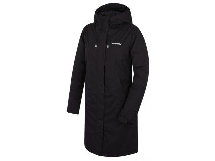 Husky Dámský hardshellový plněný kabát Narvik L black (Velikost L)