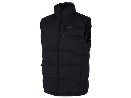 Husky Pánská péřová vesta na zip Deep M black (Velikost L)